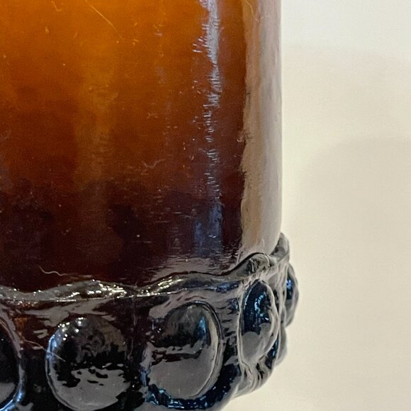 4 Tiffin Franciscan Madeira smokey brown heavy steamed Goblet Glassware - Picture 6 of 8